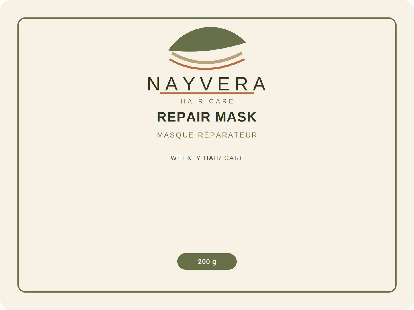NAYVERA Hydrating Hair Mask — 200 g