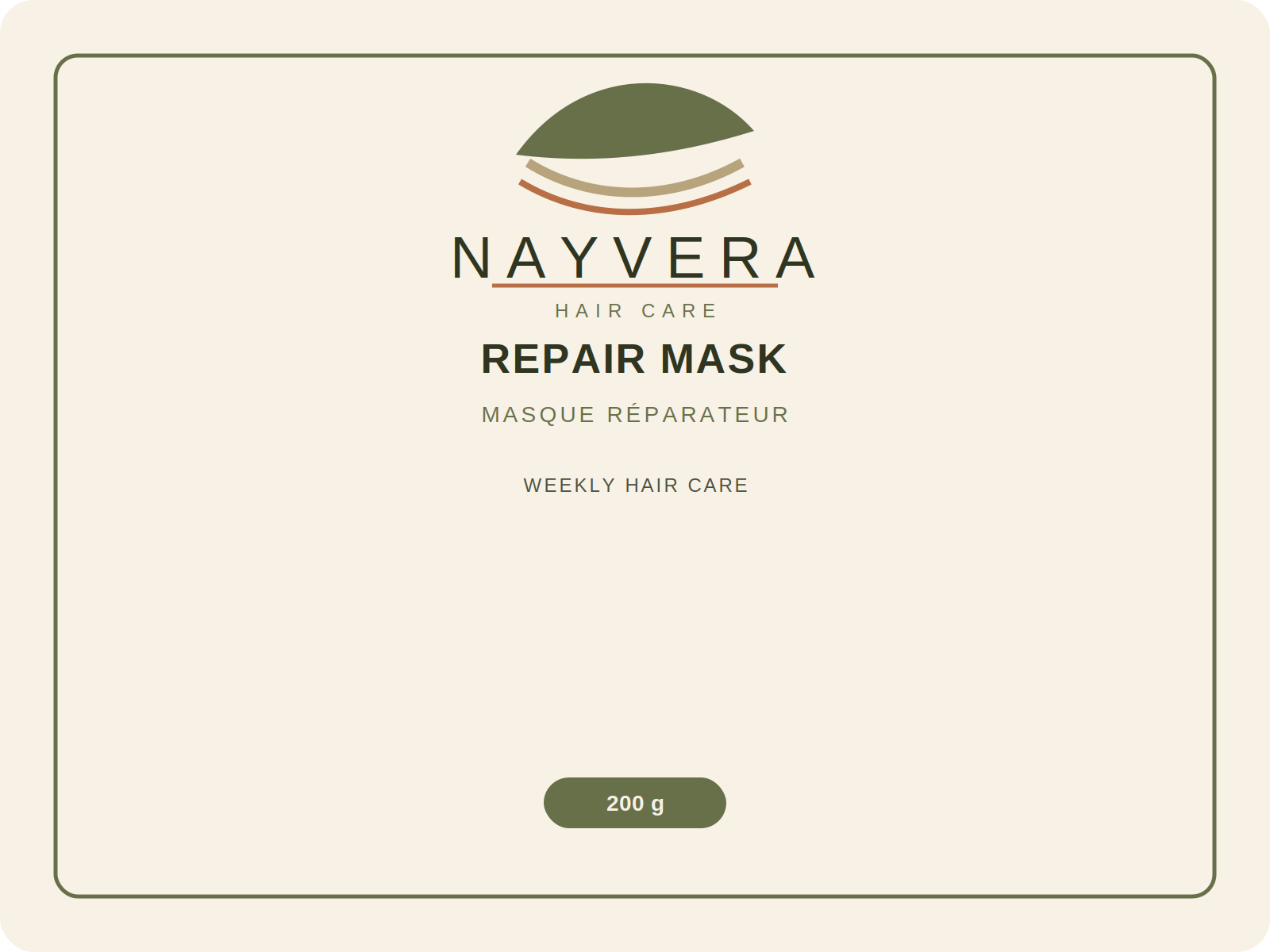 NAYVERA Hydrating Hair Mask — 200 g